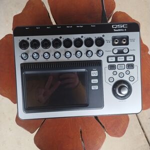 QSC TouchMix-8 Digital Mixer - Black and Silver